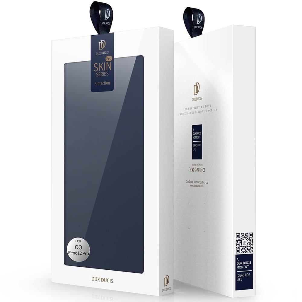 Etui Dux Ducis Skin Pro do Oppo Reno12 Pro, granatowe